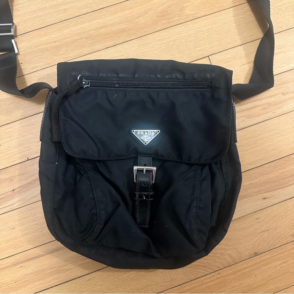 Authentic PRADA Nylon shoulder bag Messenger bag